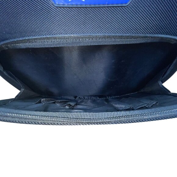 Zeiss Black Fabric With Telescoping Handle Rolling Travel Carry-On Luggage - Picture 7 of 10